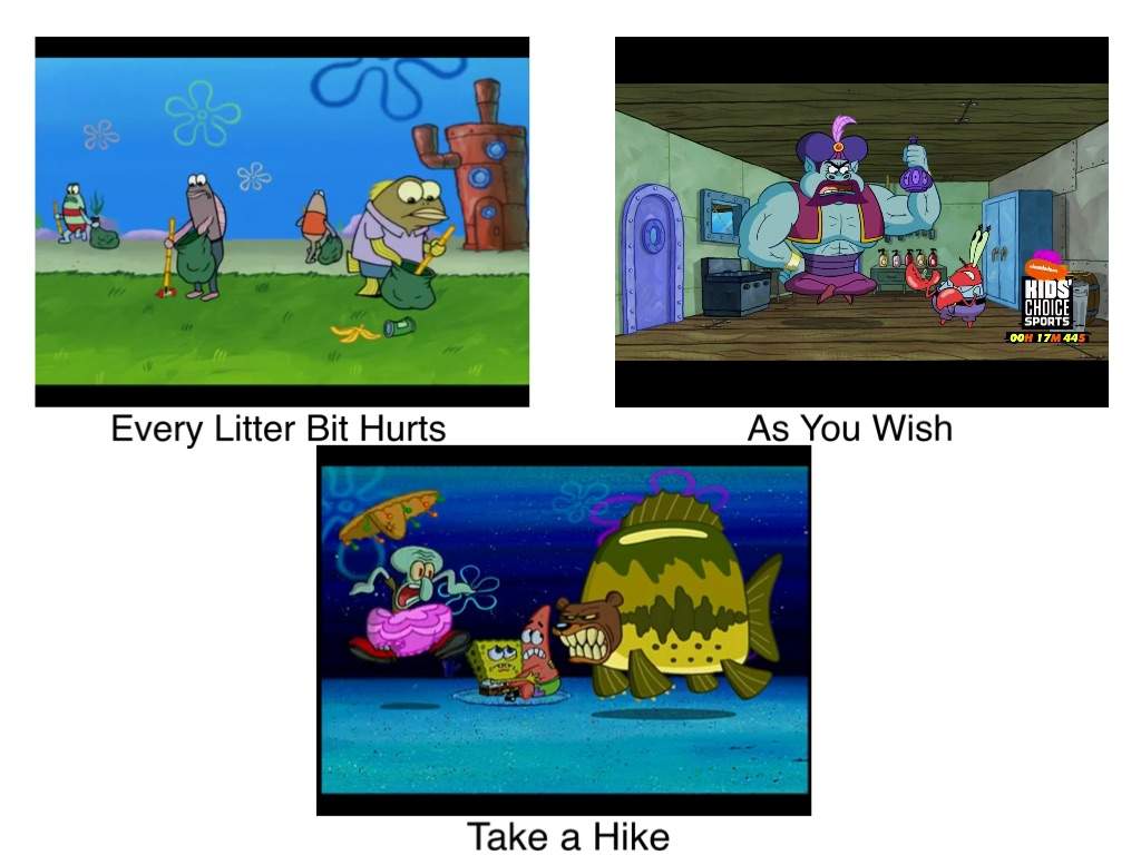 HTF Characters and TV Episodes Portrayed By Spongebob | Happy Tree ...