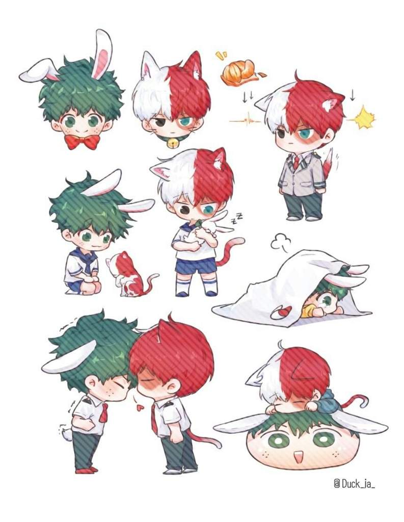 Tododeku as animals ^^ | Anime Amino