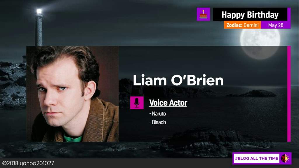 Happy Birthday Liam O Brien Anime Amino