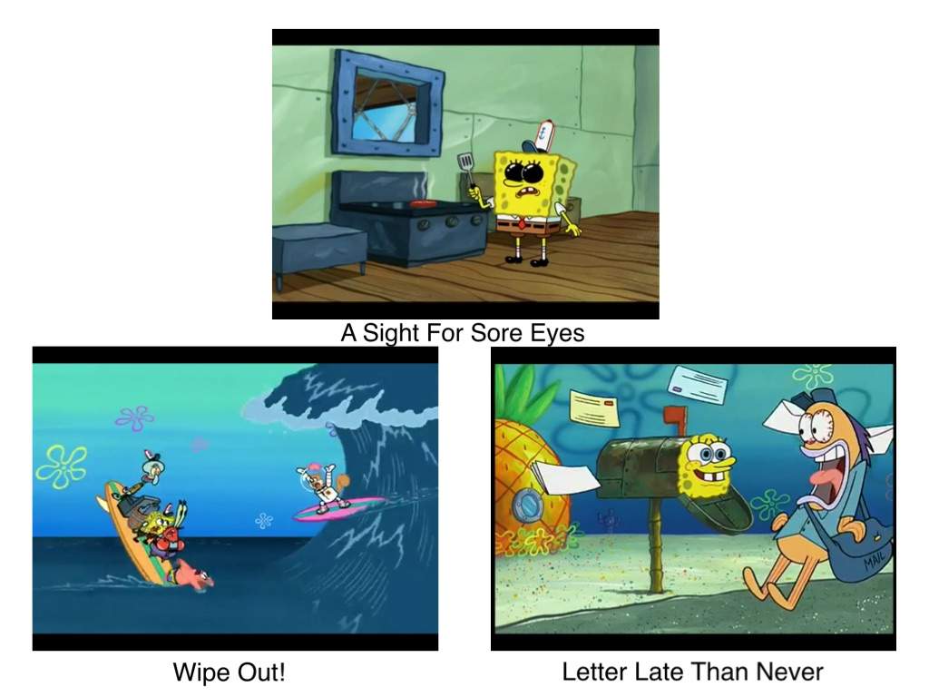 HTF Characters and TV Episodes Portrayed By Spongebob | Happy Tree ...