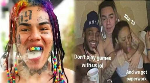 just a quick 6ix9ine rant rap hip hop amino 6ix9ine says that it is worse than what he did even though he was apparently 18 and the girl was 13 and we all know that 6ix9ine did alot more than kiss