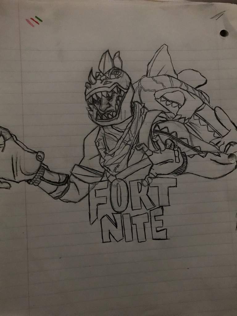 Drawing Of The Rex Skin Next Drawing Is The Leviathan Fortnite - fortnite battle royale armory