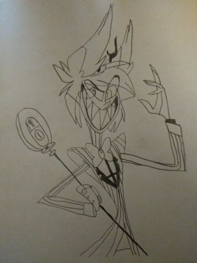 My Alastor drawing. | Hazbin Hotel (official) Amino