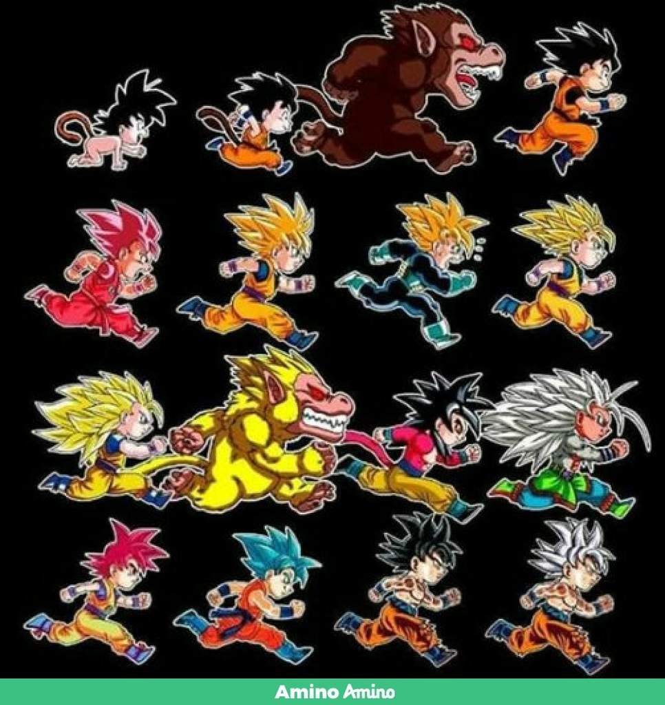 Evolución de Goku | DRAGON BALL ESPAÑOL Amino