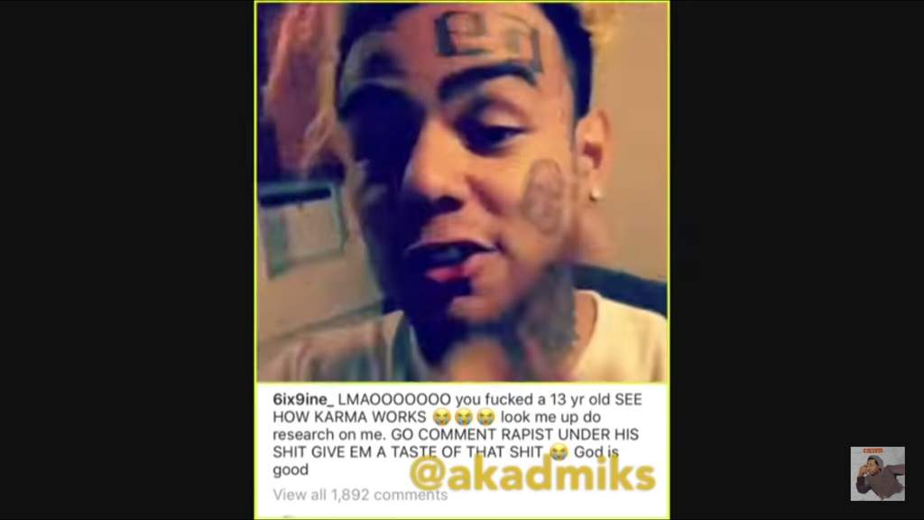 just a quick 6ix9ine rant rap hip hop amino he is why everything he said there was wrong