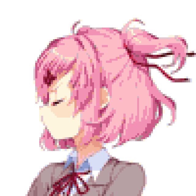 Pixel Art Natsuki Doki Doki Literature Club Amino