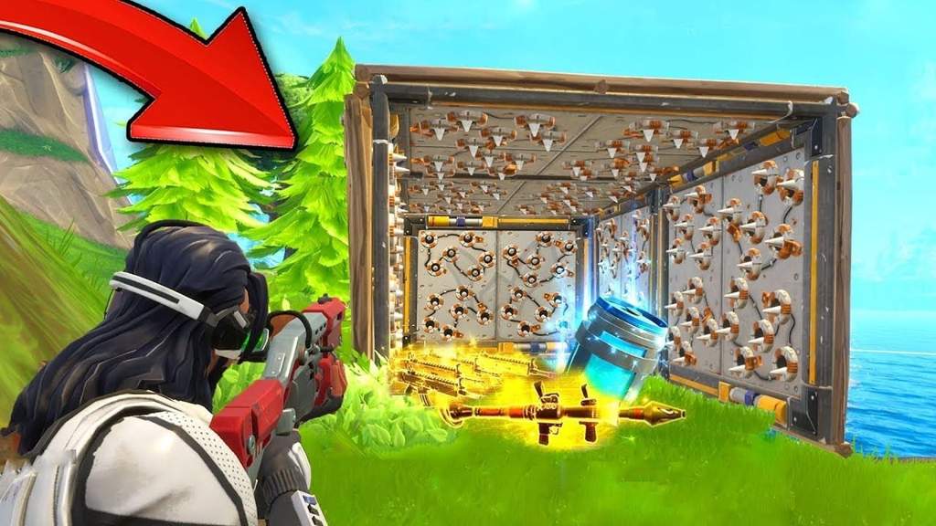 somebody wanna help me get a trap kill - how to set traps in fortnite battle royale
