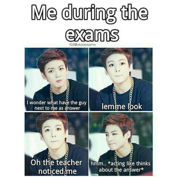 BTS Memes About School | ARMY's Amino