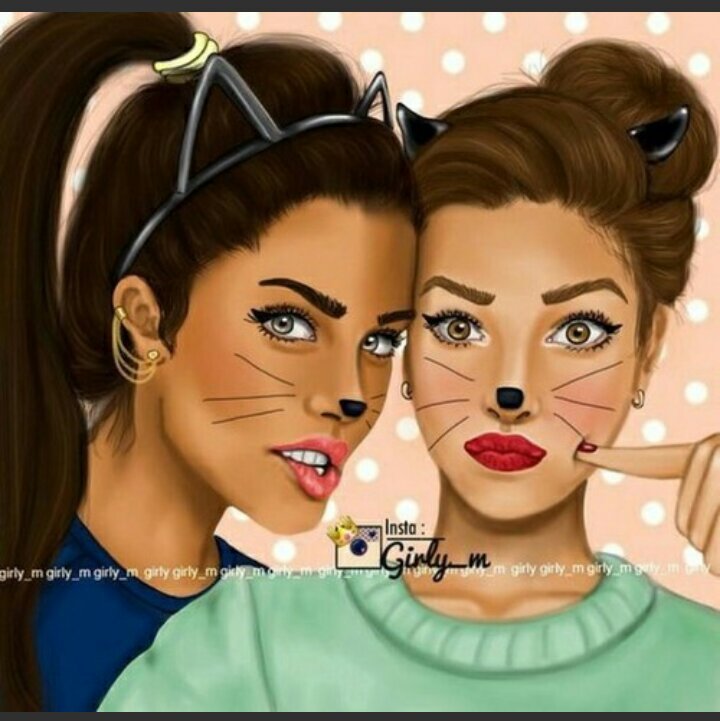 اليوم جبتلكم صور بنات منgirly عن الصديقات 👭 يارب تعجبكم 👍 # أحبكم 😊 