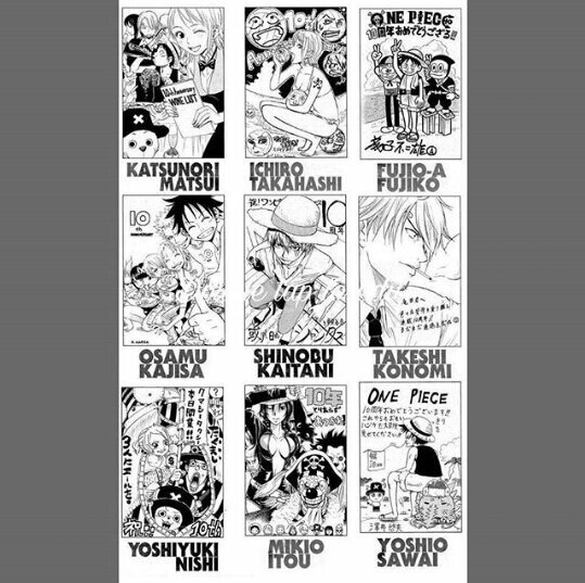 The 10th One Year Anniversary Celebration Of One Piece In 07 34 Mangaka Describes Mugiwara Pirates Based On Their Respective Styles One Piece Amino