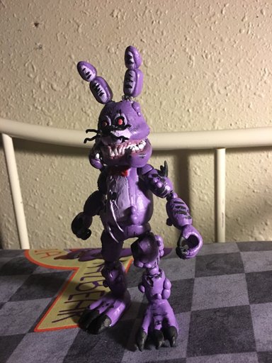 Twisted Bonnie custom action figure | Five Nights At Freddy's Amino