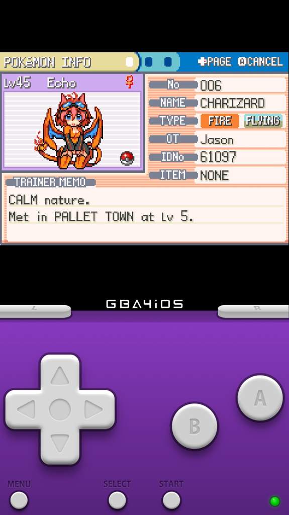 My Moemon Fire Red Revival Team 