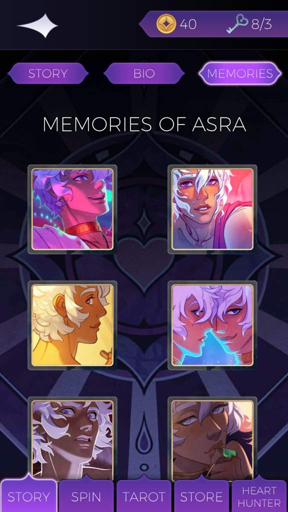 Asra Memories The Arcana Visual Novel Amino