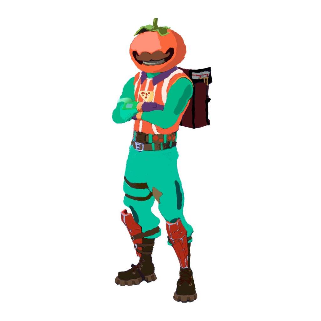 I made this Tomato head fanart. | Fortnite: Battle Royale Armory Amino