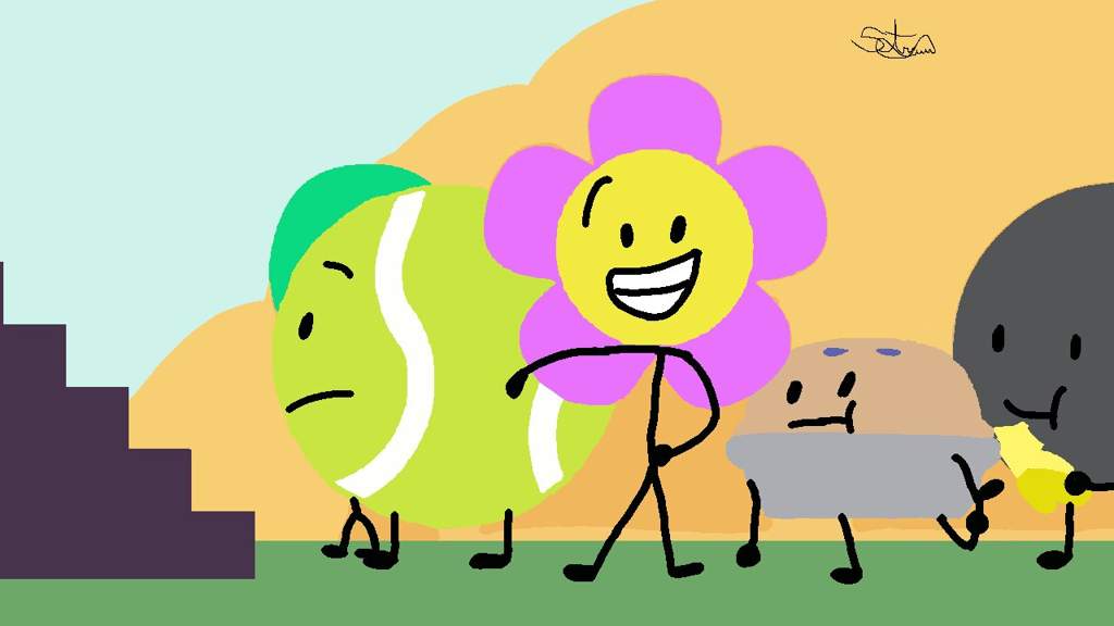 Screenshot redraw - Simple Art | BFDI💖 Amino