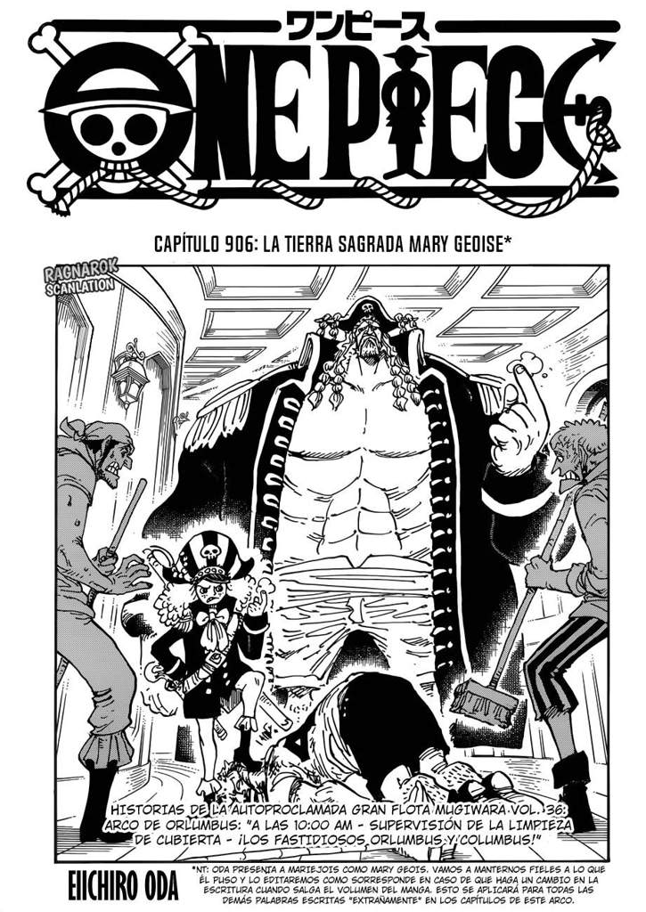 One Piece Capitulo 906 Manga En Espanol Pagina 1 Anime Amino