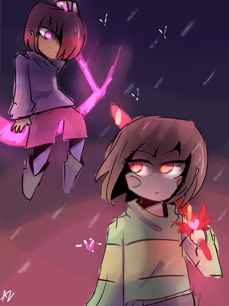 Chara and Betty Genderbend | Glitchtale Amino