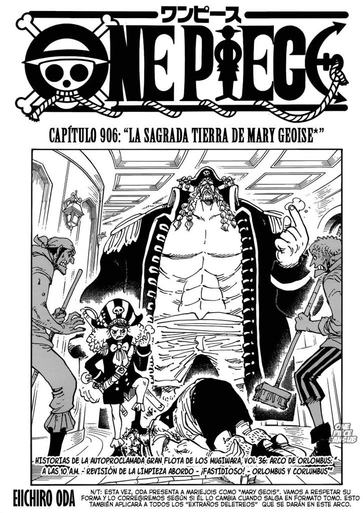 906 Manga One Piece La Tierra Sagrada Mary Geoise Shonen Fight