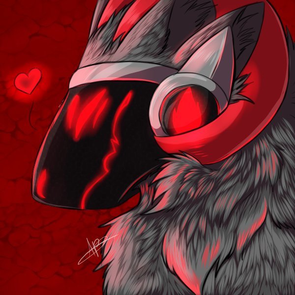 Protogen Icon(Cell shade Practice) | Furry Filled Universe Amino