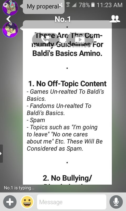 New guidelines vote. | Baldi's Basics Amino