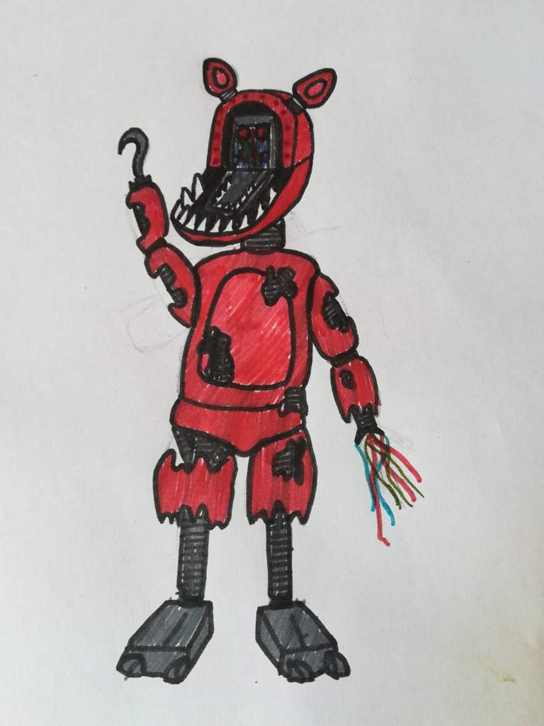 Как нарисовать фокси fnaf