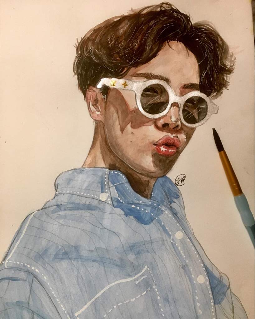 ✨Hoseok Watercolor Fan Art✨ | Army's Fanart ™ Amino