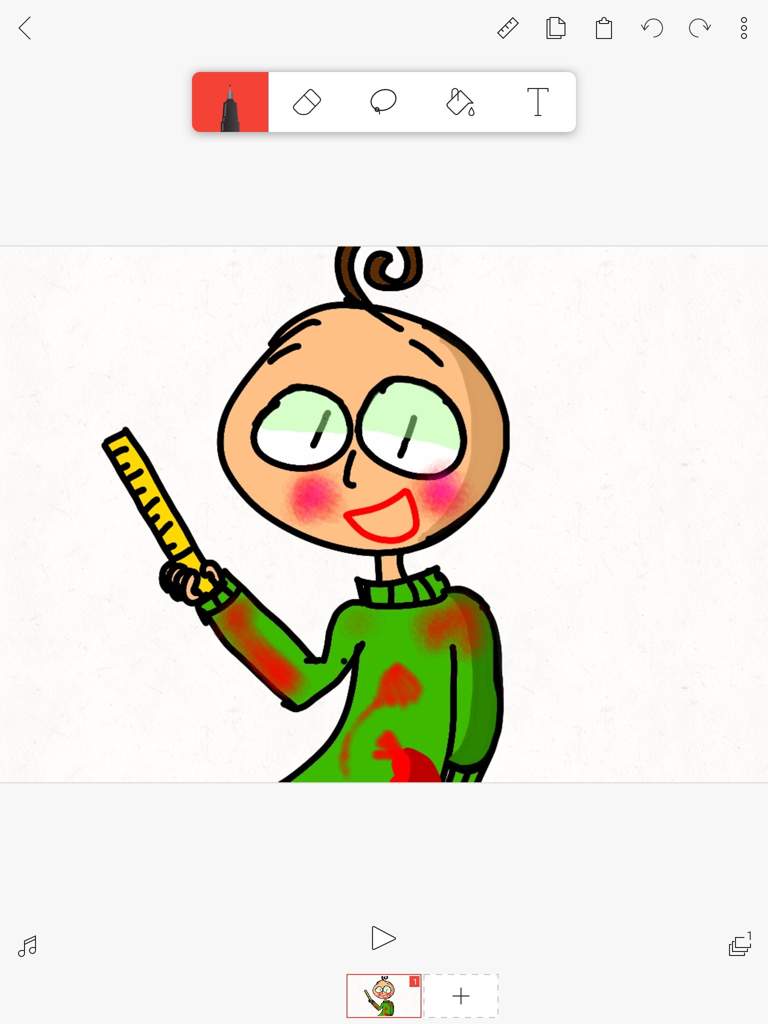 Baldi S Basics This Is A Better Drawing Than My Old Baldi S Basics Amino - skin old baldi roblox