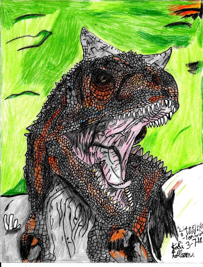 Carnotaurus Jurassic World Fallen Kingdom Coloring Pages - jurassic