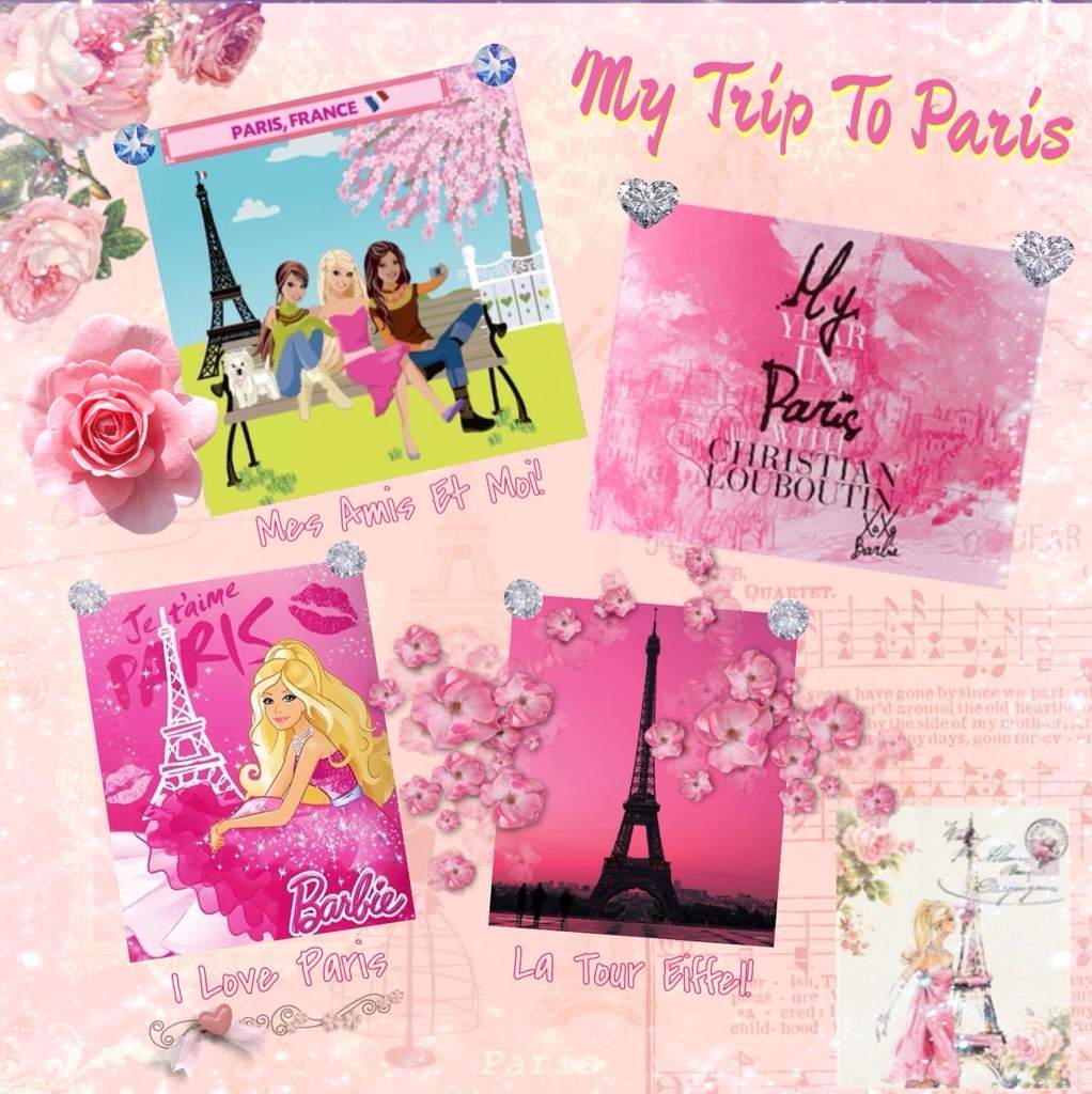 barbie scrapbook paper