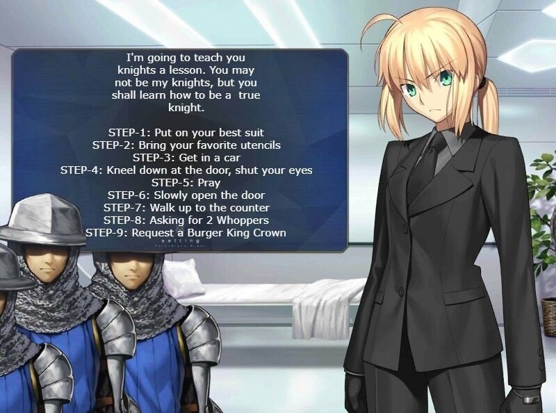How To Train Your Knights Properly Fate Stay Night Amino