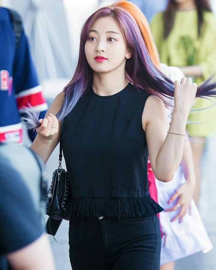 JIHYO GMP AIRPORT NEW HAIR DUE | Park Jihyo (박지효) Amino