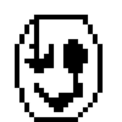 Gaster pixel art | Undertale Español Amino