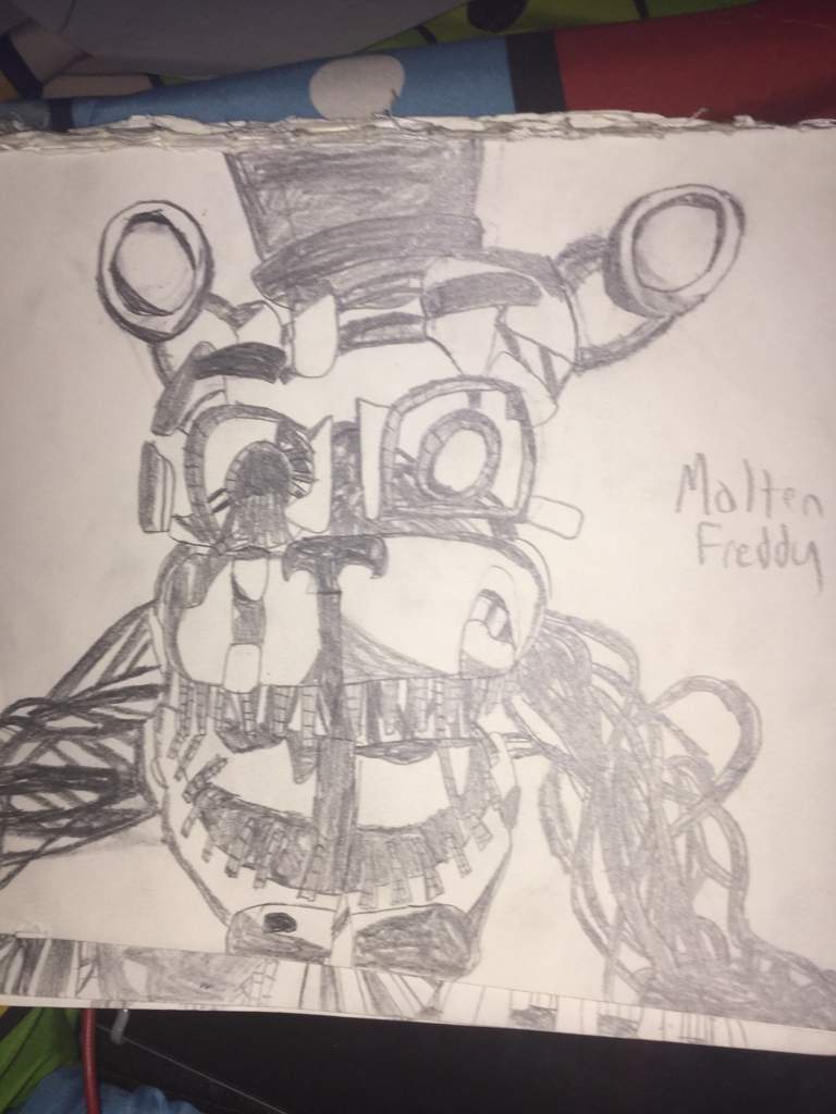 Molten Freddy Drawing | Five Nights At Freddy's Amino