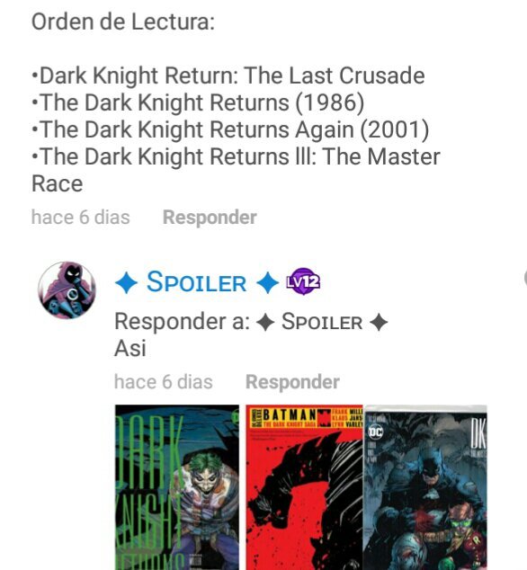 Es el orden correcto para leer Batman The Dark Knight Returns? | ｢ • DC  Universe • ｣ Amino