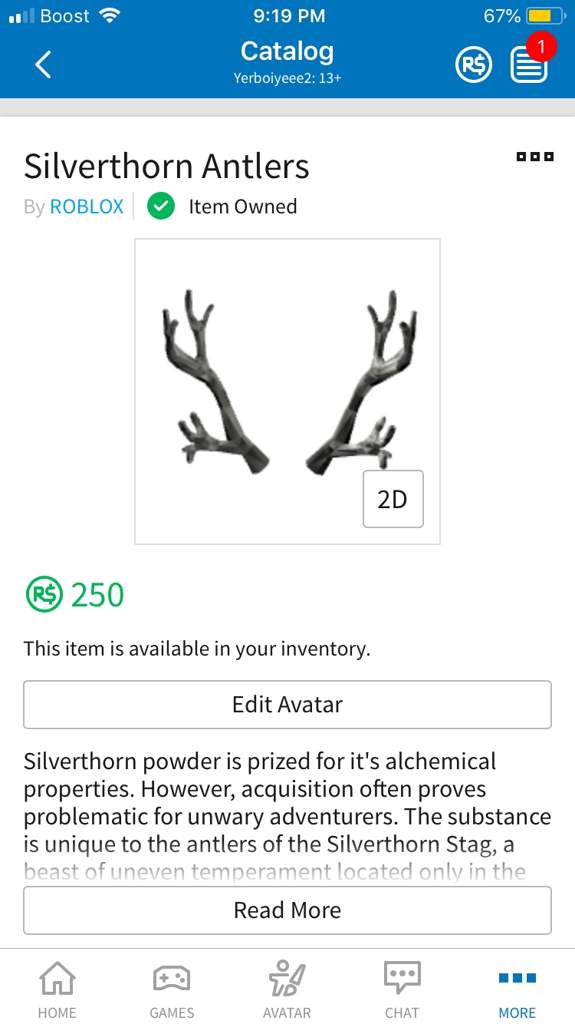 Silverthorn Antlers Are Back Roblox Amino