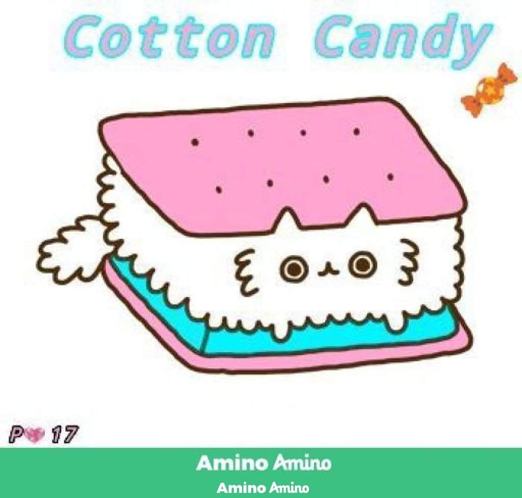 cotton candy pusheen