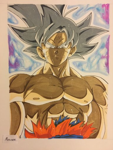 UI Goku Drawing. | DragonBallZ Amino