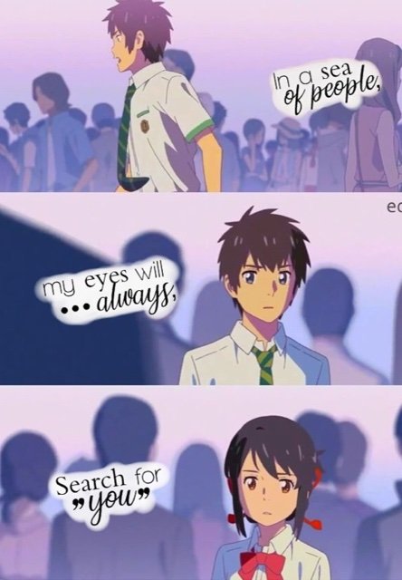 Your Name Quotes #5 | “Your Name” Amino Amino