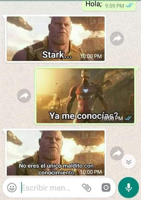 Tienes mi respeto stark | •Guerra De Memes Amino• Amino