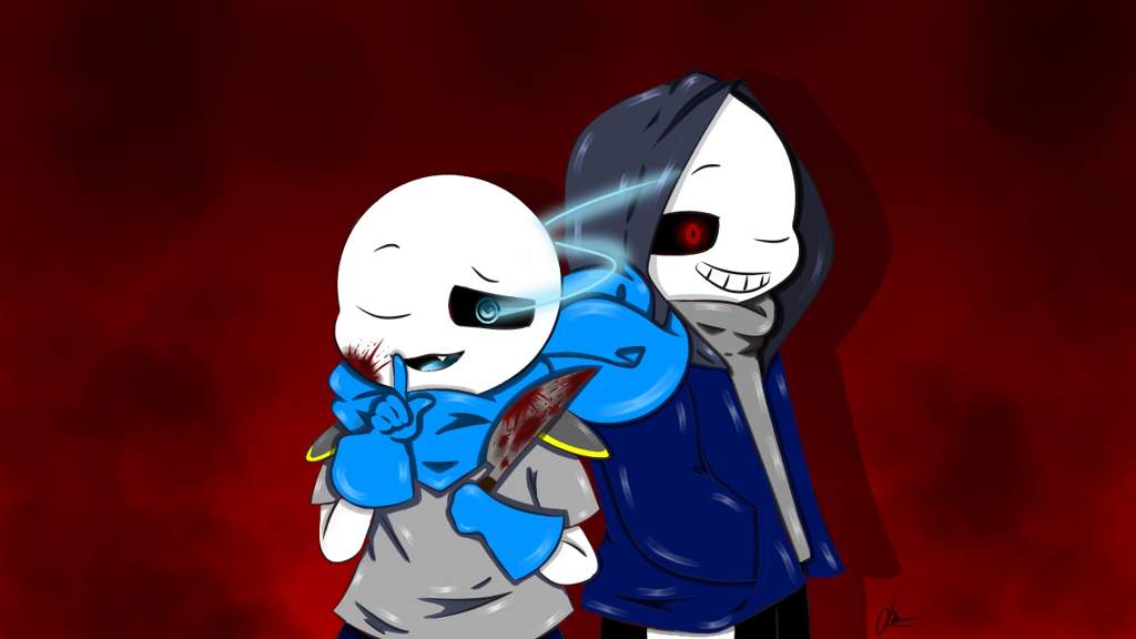 Yandere Blueberry & Dust | Undertale AUs Amino