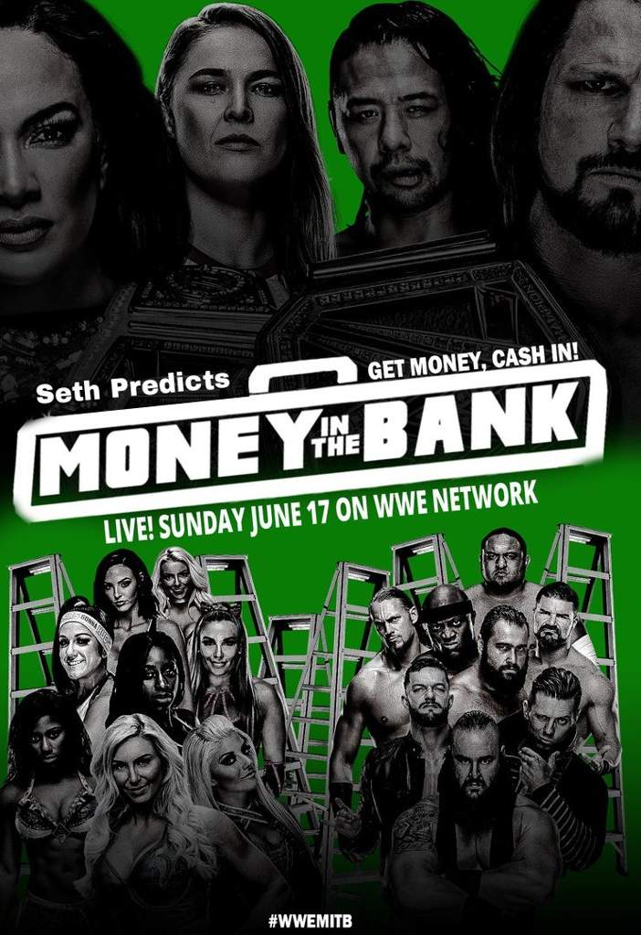 Resultado de imagen para wwe money in the bank 2018 poster