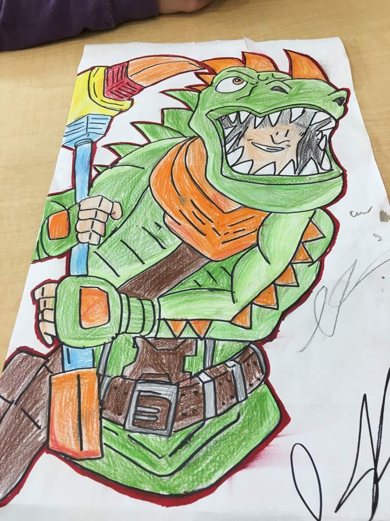 Hi Guys Im Showing My Fortnite T Rex Drawing Fortnite Battle - fortnite battle royale armory