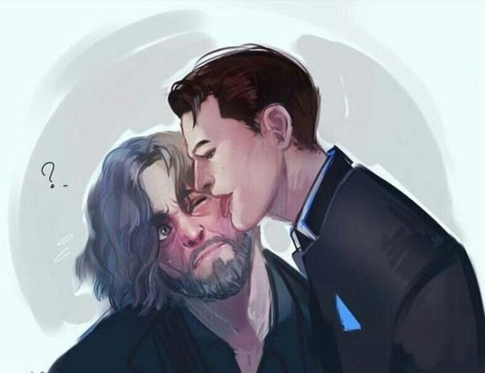 Hank x Connor "That is why i can Feel like a Human" | Detroit:Become ...