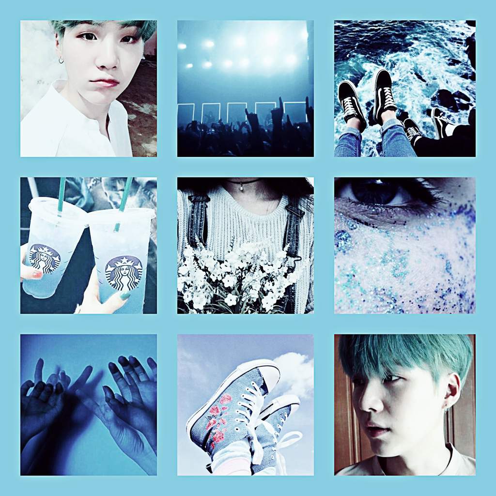 blue yoongi hyung aesthetic | BTS Music Amino