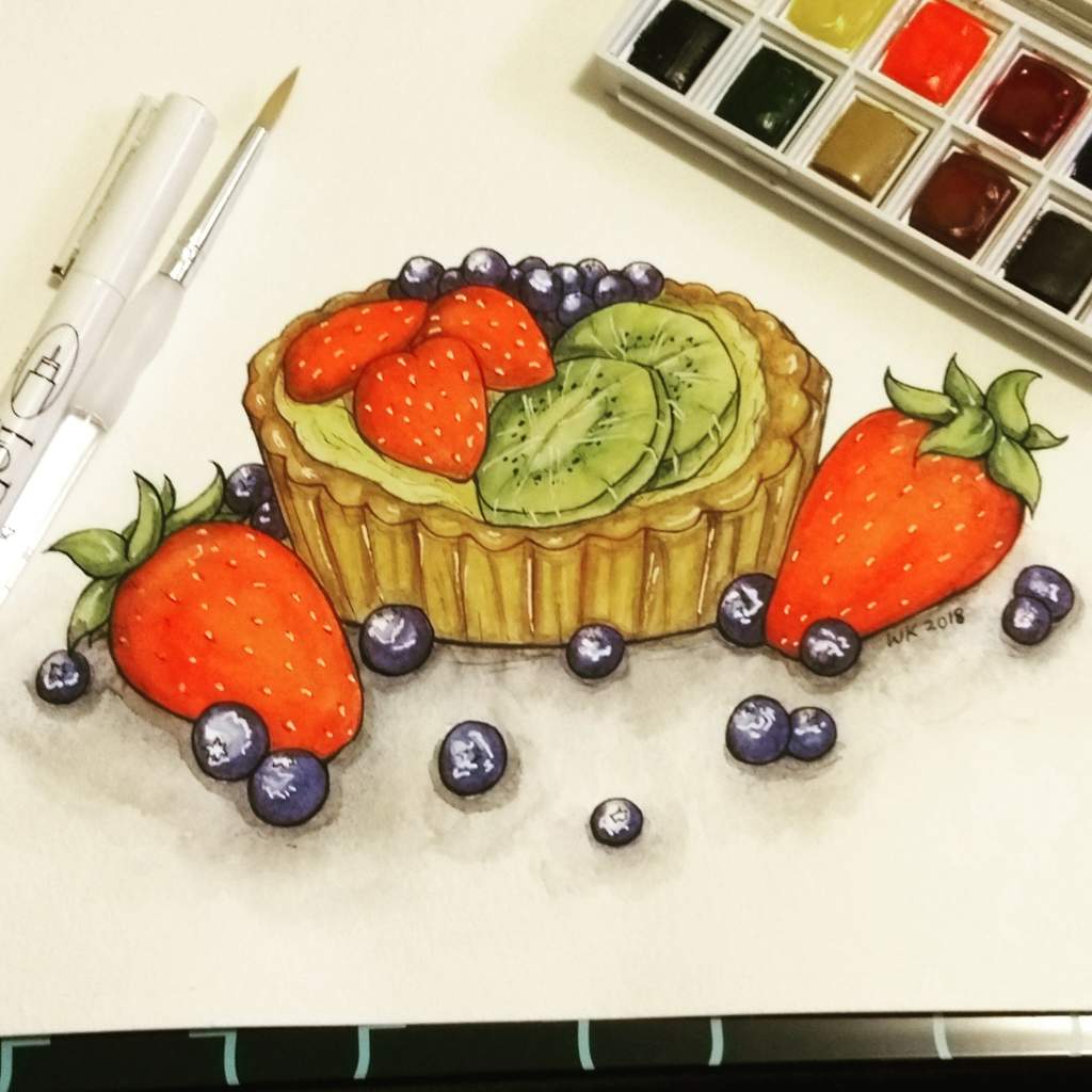 Fruit Tart | Drawing Amino