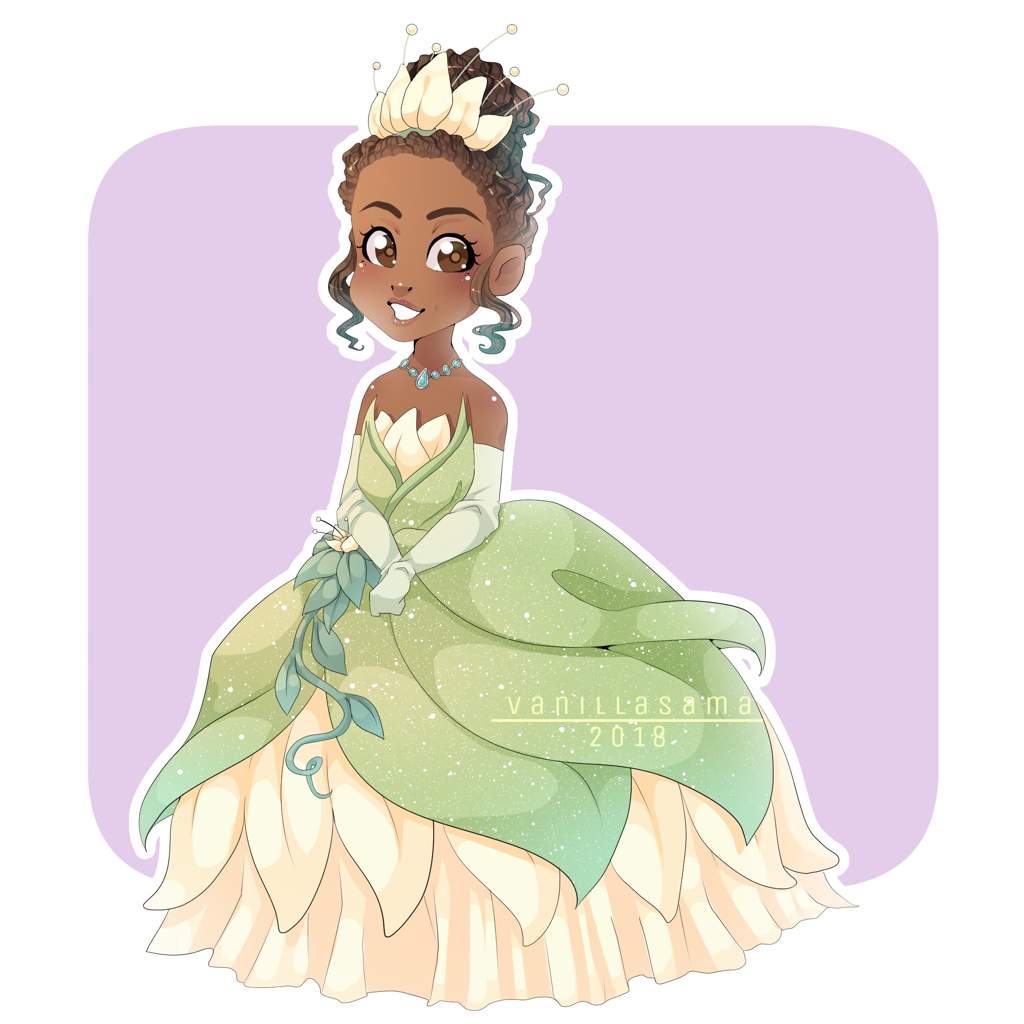 tiana cartoon