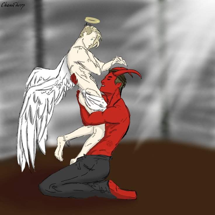 anime angel and demon base