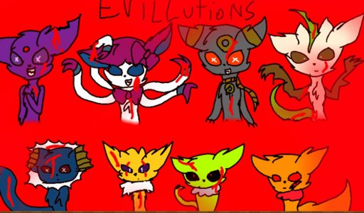 Eeveelutions as evil pokemon (creepy pasta pokemon) eevee - EEeEE what ...