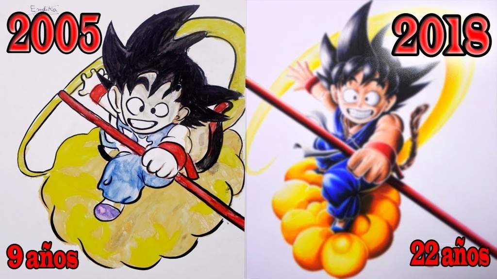 Mi dibujo de niño VS adulto! Goku! #MiPropioArte | DibujArte Amino Mi dibujo de niño VS adulto! Goku! #MiPropioArte | DibujArte Amino