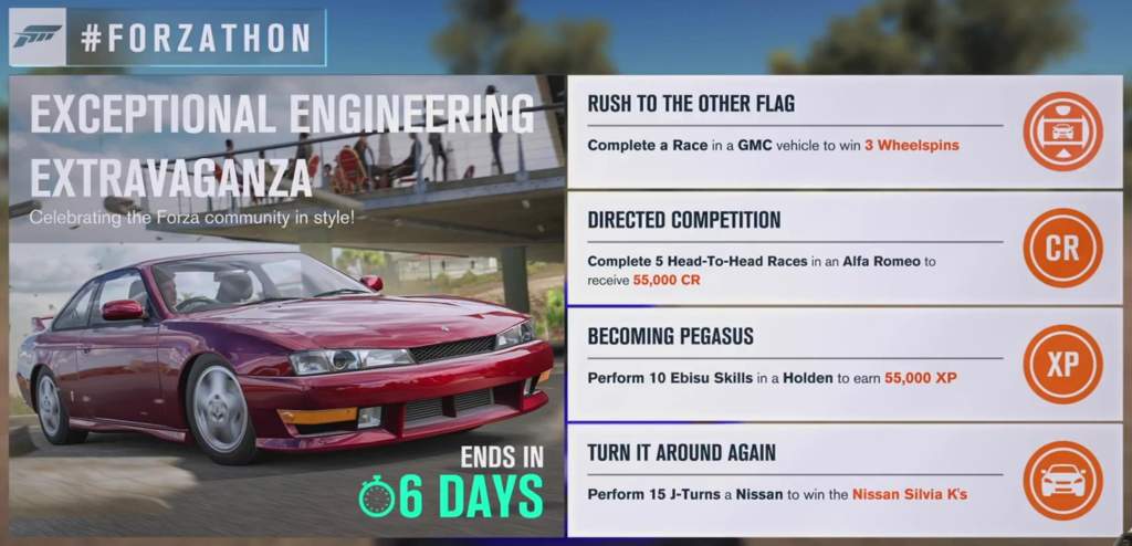 Forzathon Nissan S14 Silvia K S Forza Horizon 3 Don Joewon Song Amino